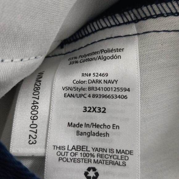 Brahma Men's Work Tough Pants Size 32x32 Blue Relaxed Fit - Picture 5 of 7